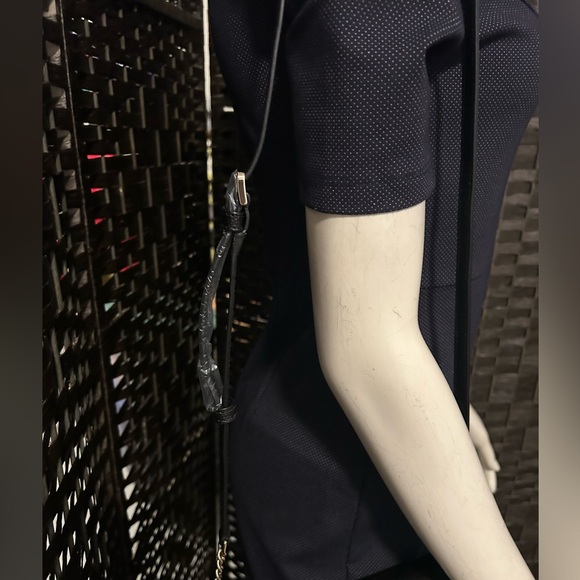 Kate Spade Kristi black leather chain detail  adjustable crossbody bag Msrp  249 - Picture 4 of 15